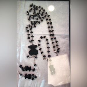 Authentic Tous ónix  Necklace